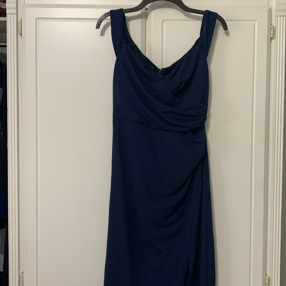 Formal dark blue dress